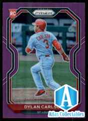 2021 Panini Prizm Prizms Purple Dylan Carlson St. Louis Cardinals #138